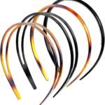 Chic Double Row Non-Slip Hairbands - 4 Pack