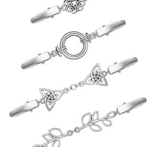 Jetec Vintage Sweater Shawl Clips - 4 Elegant Styles