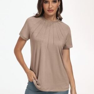 Trendy Knit Blouse: Stylish Casual Tee for All Seasons
