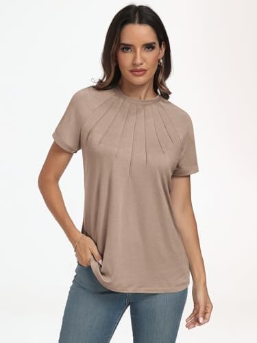 Trendy Knit Blouse: Stylish Casual Tee for All Seasons
