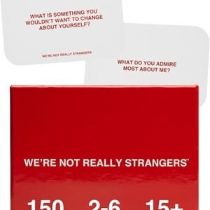 WE'RE NOT REALLY STRANGERS: 150 Icebreaker Cards for Connection